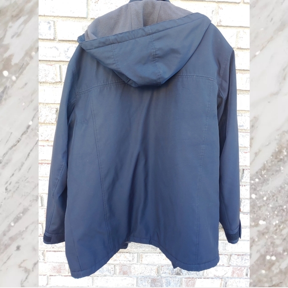 *Weather Ready* Weatherproof Men's Water Resistant Jacket w/Hood Black XL - Picture 6 of 6